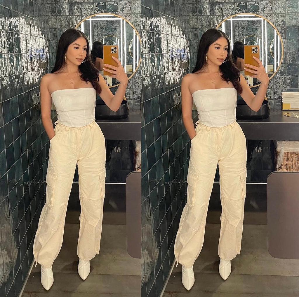 Beige Corset Top