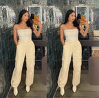 Beige Corset Top