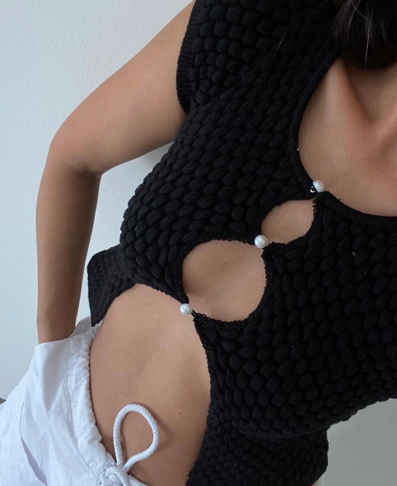 Black Knit top