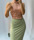 Pink Satin top